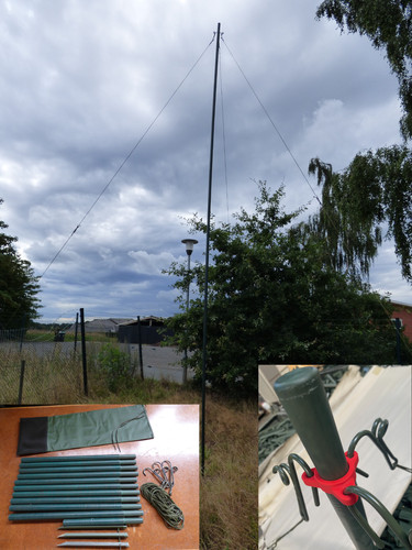 Dielektrisch teleskopmast mast - dielektrisch,