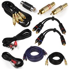 Klinke Cinch Kabel AUX Stecker