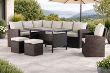 Polyrattan Lounge Set