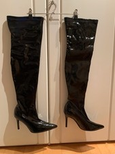 Overknee High Heels schwarz