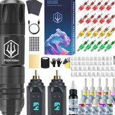 Wireless tattoo maschine set - wireless,