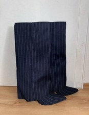 Zara Hohe Schuhe, Weiß Blau Gestreift