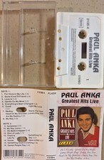 MC  PAUL ANKA  "Greatest Hits live"  19??  FLASH F2135-4  EX