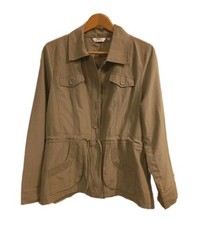 Jacke Damen Safarijacke dünn Gr 40 grün