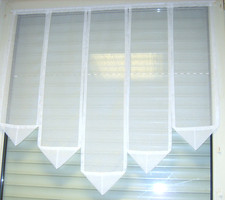 Scheibengardinen Weiß Fenster