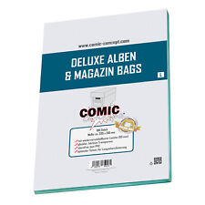 Comic Concept Deluxe Alben & Magazin Bags L (235 x 310 mm) 100 Hüllen mit Lasche