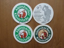 alter Bierdeckel Alpirsbacher Klosterbräu Karl Glauner 4 St. aus Sammlung 