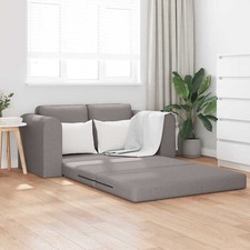 2-in-1 Schlafsofa Sofa Bett Klappsofa Sofabett Schlafcouch Armlehne Gästebett