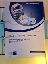 IHK Die Weiterbildung Geprüfte Technische Betriebswirte 12 Bände