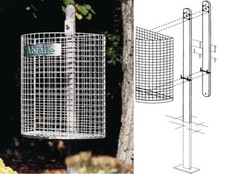 Drahtgitter Abfallkorb