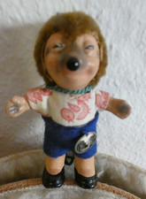 Mecki-Figur, 8 cm groß, Ton