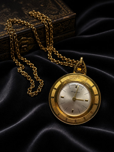 Dugena vintage halskettenuhr - dugena,