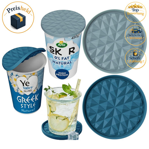 Joghurt deckel silikon 2er - joghurt,