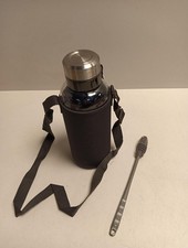 1.5 Liter Glasflasche, 1.5l Glas Trinkflasche, Wasserflasche Glas mit Sieb, Neop