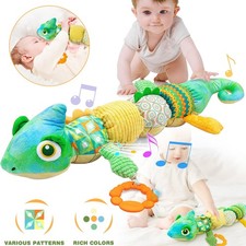 Baby Musikspielzeug Chamäleon Plüschtier ,Baby Stofftier Spielzeug Lernspielzeug