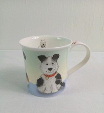 Hund Tasse Dunoon, Waggy Tails by Kate Mawdsley, Made in England