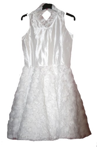 Monny festliches weißes kleid - festliches,