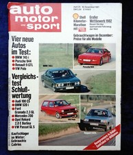 Auto Motor Sport AMS 25/1981