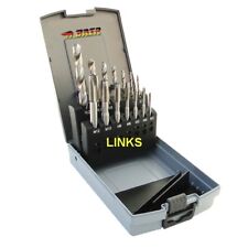 Gewindeschneider Set BAER M3-M12 + Kernlochbohrer Linksgewinde HSSG Set metrisch