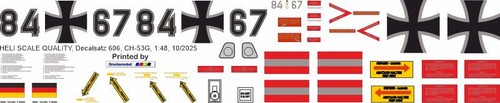 Decal 606 sikorsky 53g - decal,