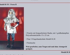 Excalor hitzeschutz poncho - excalor, hitzeschutz-poncho