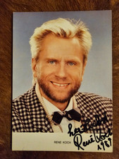 Rene Koch (Visagist) - Handsignierte Autogrammkarte (Original)