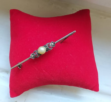 Brosche sehr schön, Silber