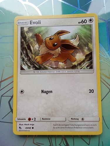 Pokemon karte evoli deutsch - karte,