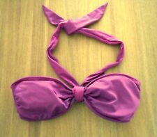 Bikini Oberteil, Damen / Mädchen, Gr. 36 A/B brombeer gepolstert *TOP