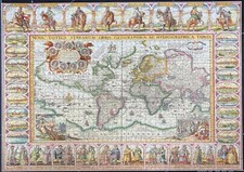 Blatz-Schmidt Spiele Puzzle 1500 Teile "Antike Weltkarte" TOP