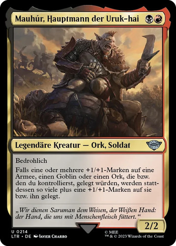 Mtg herr der ringe mauhúr - mtg,