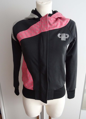 Grau pinke sweatshirtjacke von - sweatshirtjacke,