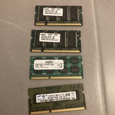Lot DDR Chips 2xDDR 256 MB 4GB