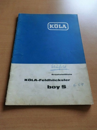 Köla ersatzteilliste - kÖla,