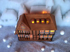   TEELICHT Haus - Fachwerk-Backsteinhaus im alten Stil - Handarbeit - TOP  