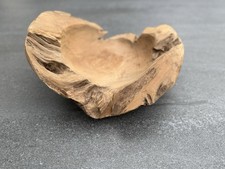 Teakholz Wurzelholz Schale 30 cm – rustikaler Obstkorb Deko Schüssel
