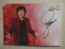 Olaf der Flipper, Schlagersänger, Deutschland, handsignierte Autogrammkarte
