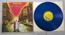 Supermax   World Of Today   BLUE VINYL  Vinyl LP Schallplatte  GER  VG/EX