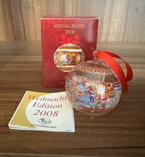 Hutschenreuther Kristallkugel Glaskugel 2008 Ø ca. 6 cm mit Originalverpackung