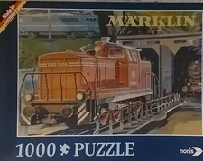 Noris Märklin Eisenbahn Lokomotive V60 1009 Puzzle 1000 Teile Katalog 1963/64