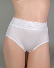 3 Taillen-Slips MIDI, weiß