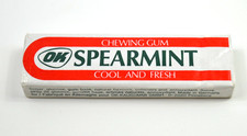 alte Packung Kaugummi OK Spearmint Chewing Gum Lebensmittel 9352