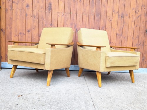 60er vintage sessel - retro, 2x
