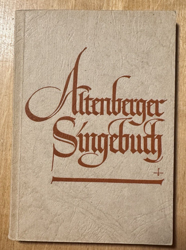 Altenberger singebuch 1953 - altenberger,