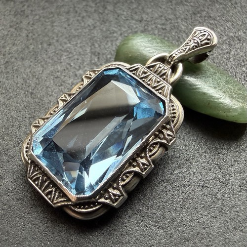 Art deco anhänger 925 silber - deco,