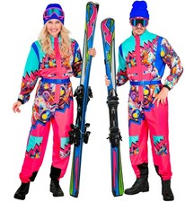 Türkis-Pinker Skianzug für