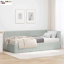 Eckbettgestell mit Matratze