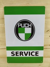 Puch Service Blechschild Moped