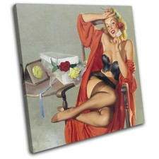 Vintage Girl Poster Sexy Retro