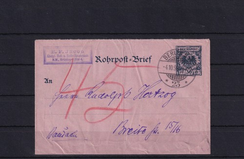 K778 deutsches reich rohrpost - deutsches,